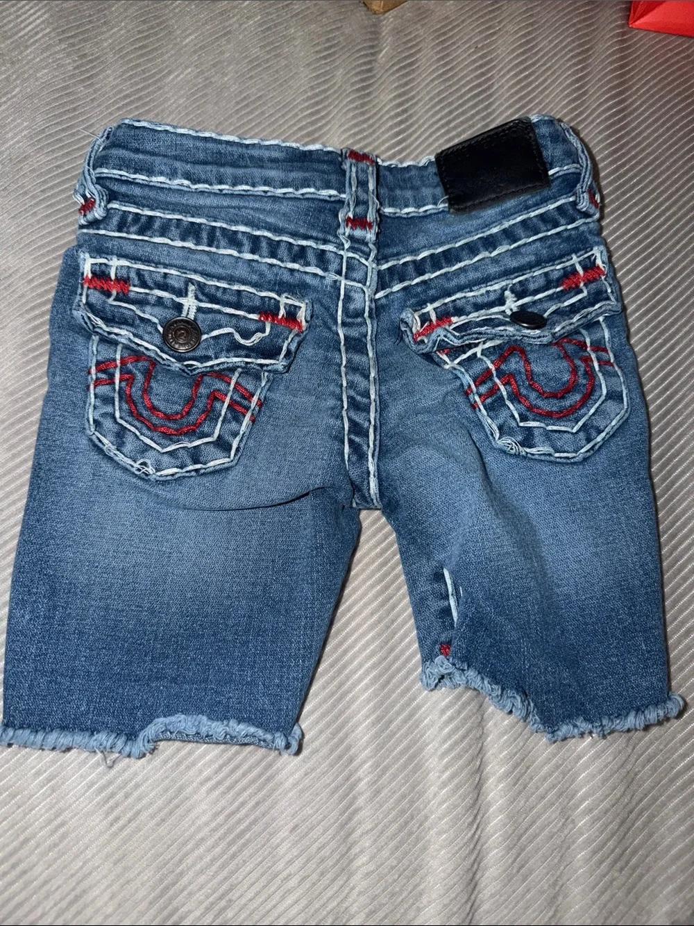 True Religion, pair  Frayed Hem, Geno cut off shorts- READ 💗 2T